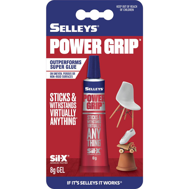 3 PACK OF Selleys Power Grip 8ml
