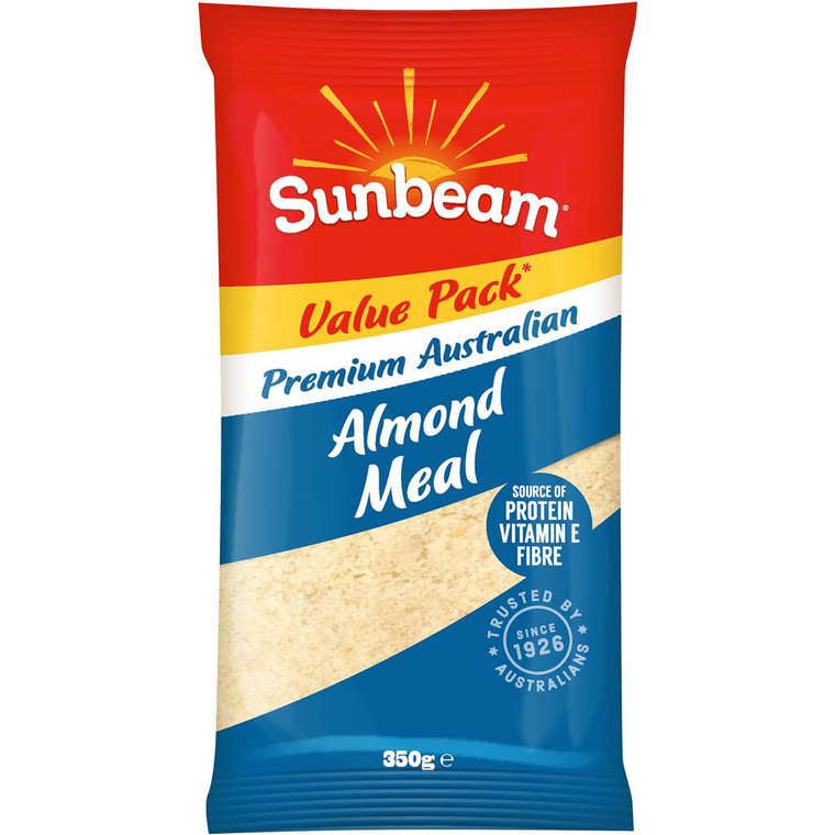 3 PACK OF Sunbeam Almonds Meal Value Pack 350g