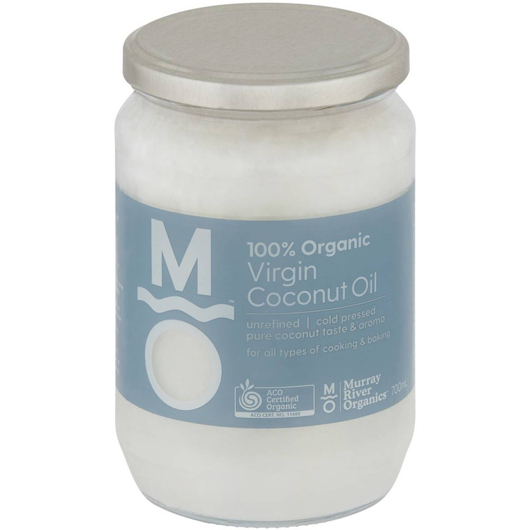 3 PACK OF Murray River Organics 100% Organic Virgin Coconut Oil 700ml