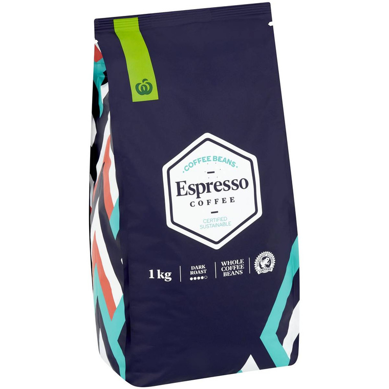 3 PACK OF WW Coffee Beans Espresso 1kg