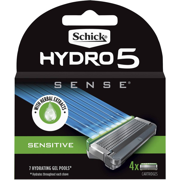 3 PACK OF Schick Hydro 5 Sense Comfort Refill 4 pack