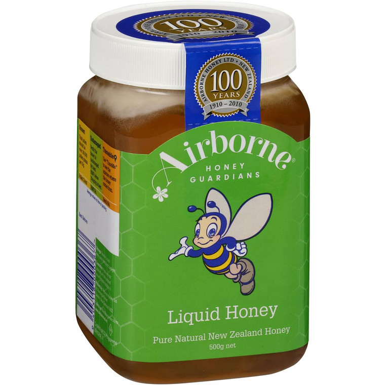 3 PACK OF Airborne Honey Classic Liquid 500g