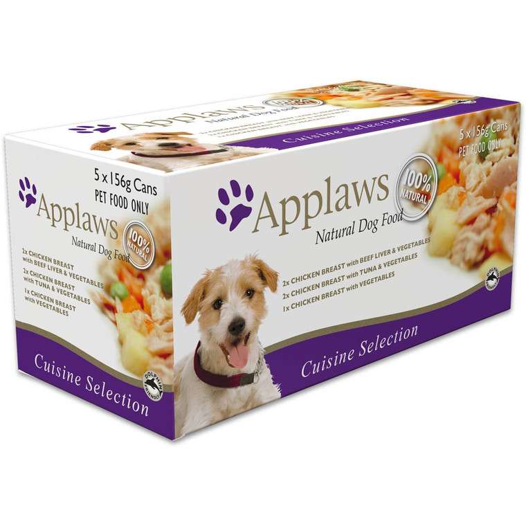 3 PACK OF Applaws Dog Tins Cuisine Selection 5 pack