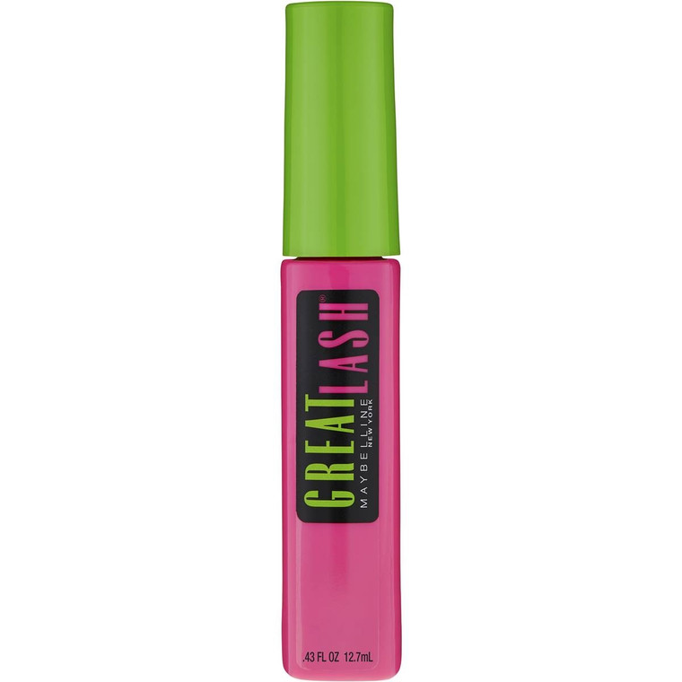 3 PACK OF Maybelline Great Lash Volumizing Mascara - Blackest Black 12.7ml