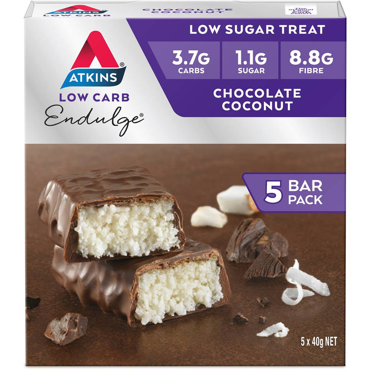 3 PACK OF Atkins Endulge Bar Chocolate & Coconut 5 pack
