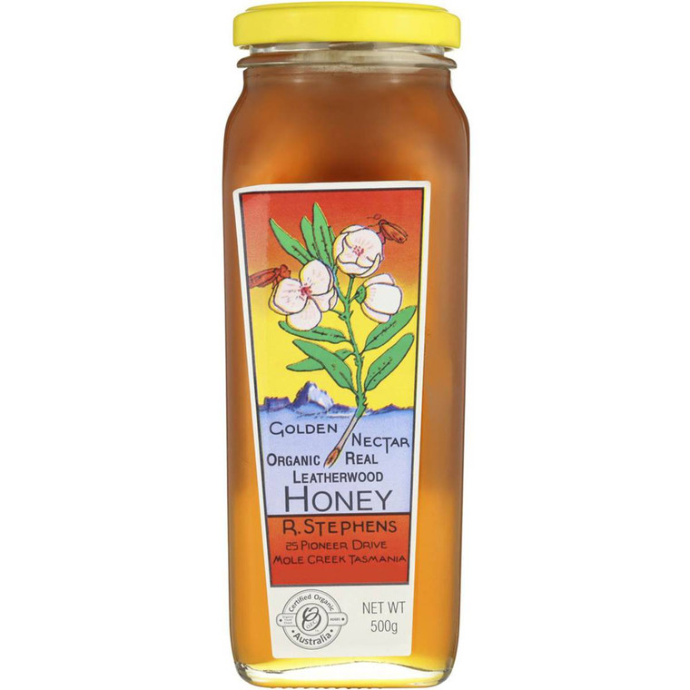 3 PACK OF Leatherwood Organic Honey 500g