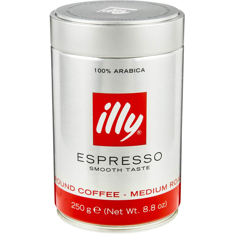 3 PACK OF Illy Ground Coffee Espresso 250g
