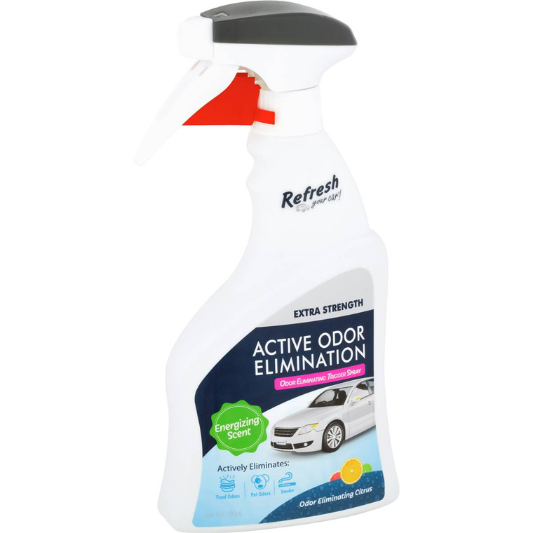 3 PACK OF Refresh Your Car Odour Eliminating Trigger Spray 480ml