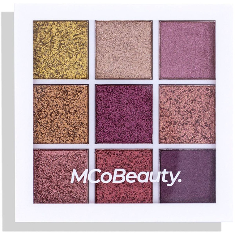 3 PACK OF Mcobeauty Eyeshadow Palette Burgundy/nude 8.1g