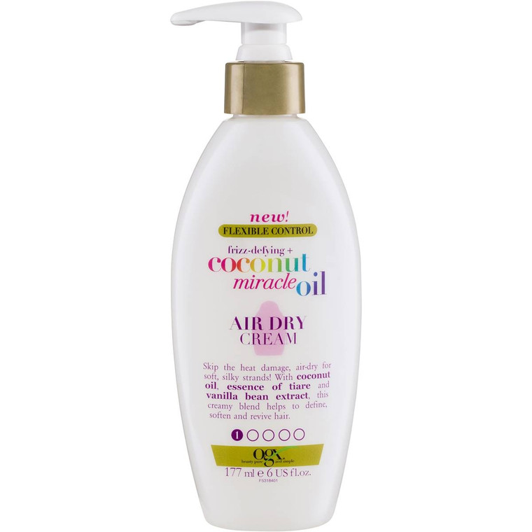 3 PACK OF Ogx Coconut Oil Air Dry Cream 177ml