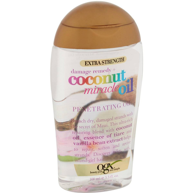 3 PACK OF Ogx Coconut Miracle Oil Penetrating Oil 100ml