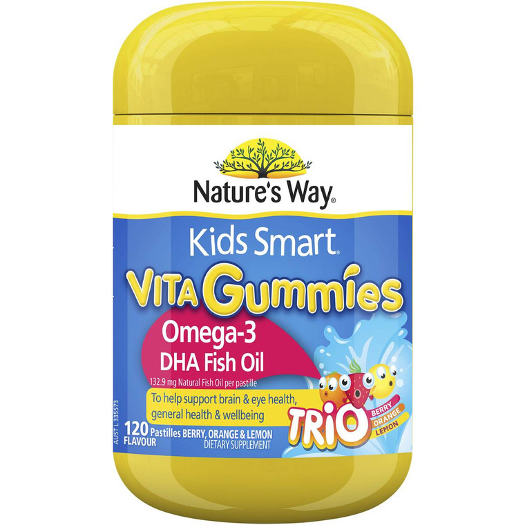 Nature's Way Kids Smart Kids Smart Vita Gummies Omega 120 pack