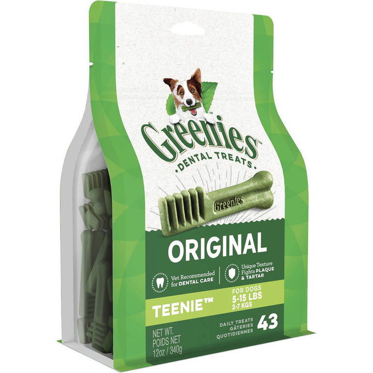 3 PACK OF Greenies Teenie Dog Dental Treat 340g