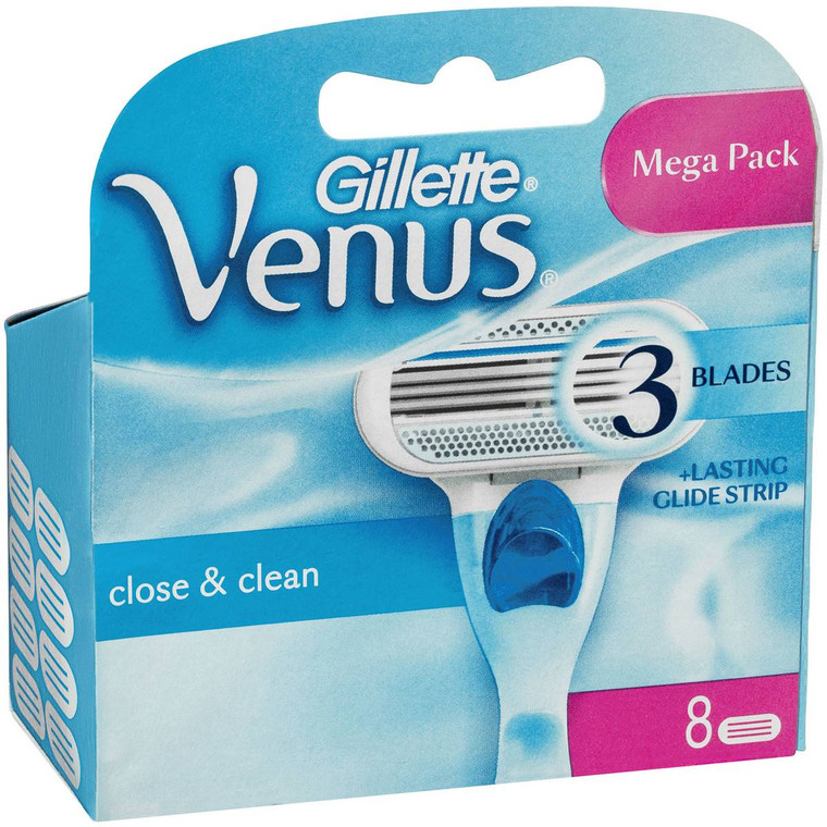 Gillette Venus Smooth  Razor Blade Refills 8 pack