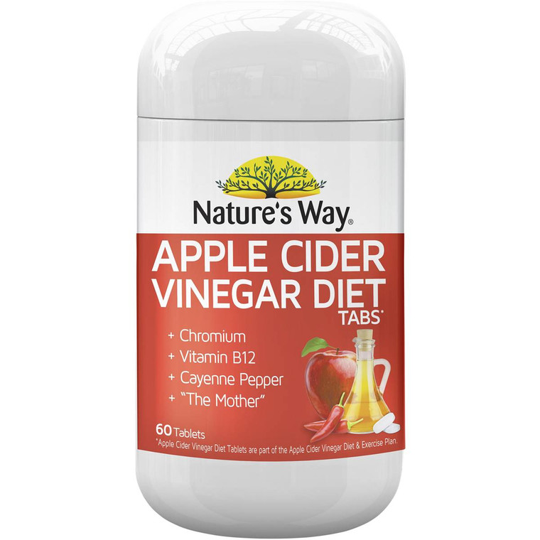 Nature's Way Apple Cider Vinegar Diet Tablets 60 pack
