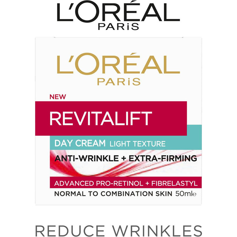 3 PACK OF L'oreal Revitalift Day Cream Light Texture 50ml