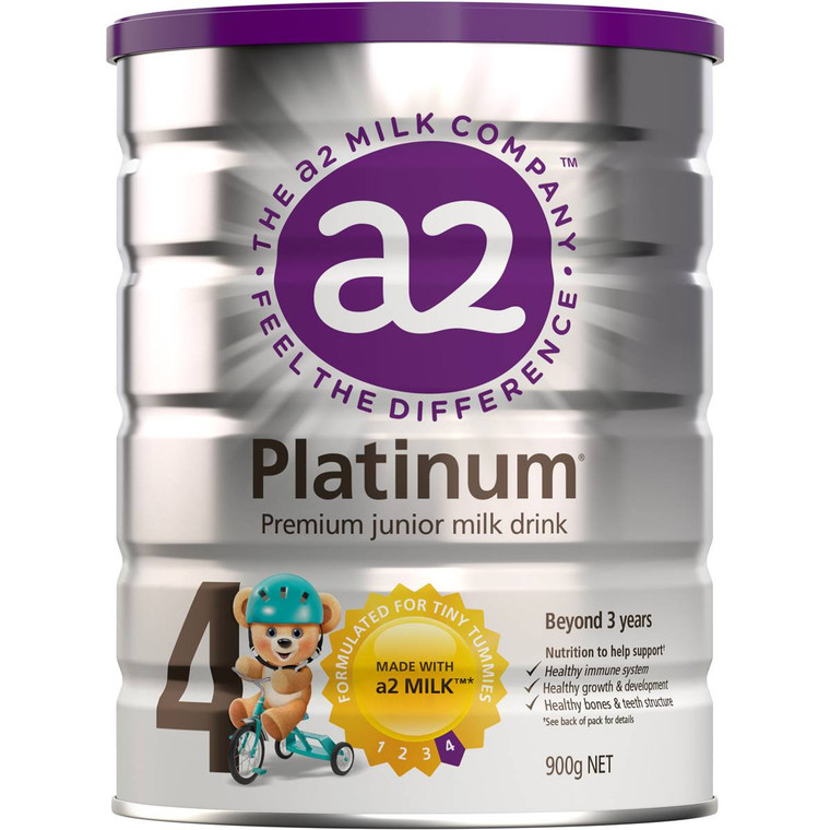 3 PACK OF A2 Platinum Premium Junior Milk Drink Stage 4 From 3 Years+ 900g