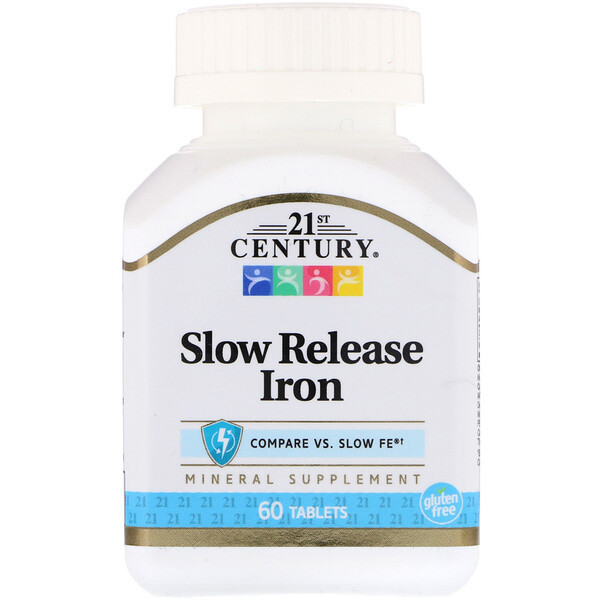 <img alt="21st Century, Slow Release Iron, 60 Tablets" title="21st Century, Slow Release Iron, 60 Tablets,740985273432"