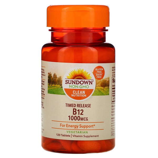 <img alt="Sundown Naturals, Vitamin B12, 1000 mcg, 120 Tablets" title="Sundown Naturals, Vitamin B12, 1000 mcg, 120 Tablets,030768035457"