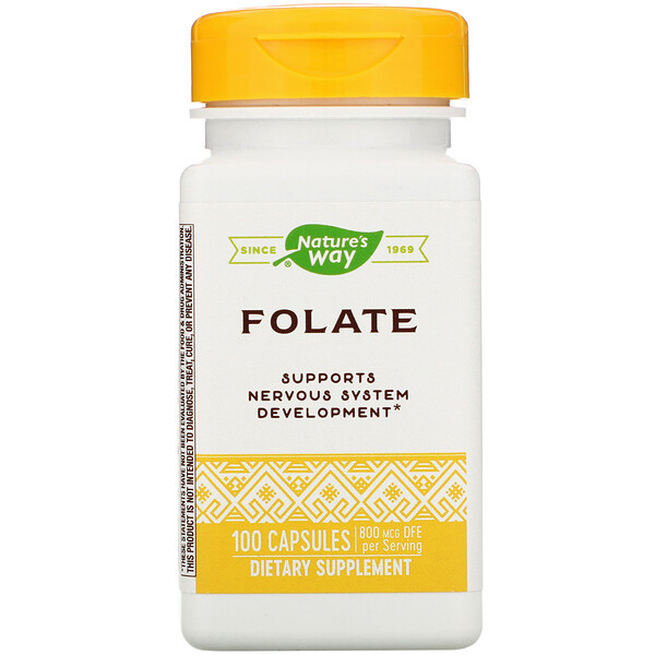 <img alt="Natures Way, Folic Acid, 800 mcg, 100 Capsules" title="Natures Way, Folic Acid, 800 mcg, 100 Capsules,033674404515"