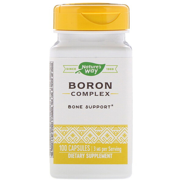<img alt="Natures Way, Boron Complex, 3 mg, 100 Capsules" title="Natures Way, Boron Complex, 3 mg, 100 Capsules,033674411018"