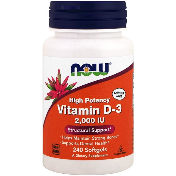 <img alt="Now Foods, Vitamin D-3 High Potency, 2,000 IU, 240 Softgels" title="Now Foods, Vitamin D-3 High Potency, 2,000 IU, 240 Softgels,733739003775"