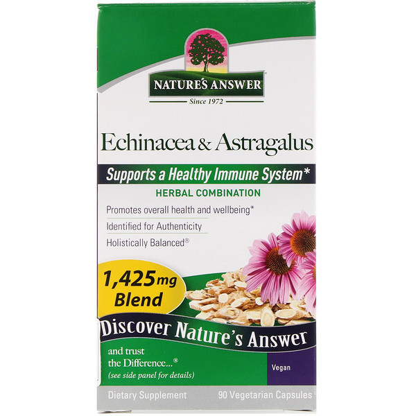 <img alt="Natures Answer, Echinacea & Astragalus, 1,425 mg, 90 Vegetarian Capsules" title="Natures Answer, Echinacea & Astragalus, 1,425 mg, 90 Vegetarian Capsules,083000160479"