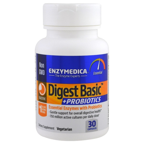 <img alt="Enzymedica, Digest Basic + Probiotics , 30 Capsules" title="Enzymedica, Digest Basic + Probiotics , 30 Capsules,670480130506"