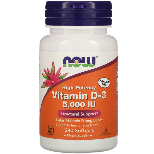 <img alt="Now Foods, Vitamin D-3, High Potency, 5,000 IU, 240 Softgels" title="Now Foods, Vitamin D-3, High Potency, 5,000 IU, 240 Softgels,733739003737"