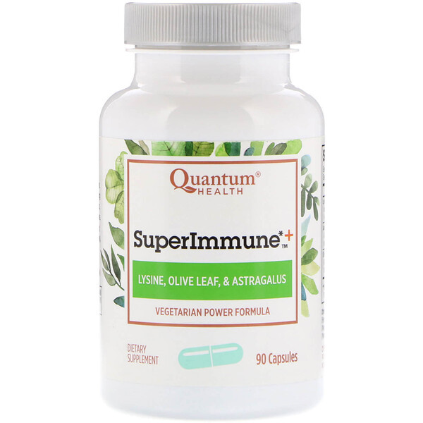 <img alt="Quantum Health, Super Immune+, Vegetarian Power Formula, 90 Capsules" title="Quantum Health, Super Immune+, Vegetarian Power Formula, 90 Capsules,046985001120"