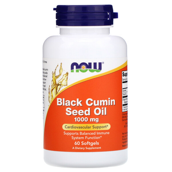 <img alt="Now Foods, Black Cumin Seed Oil, 1,000 mg, 60 Softgels" title="Now Foods, Black Cumin Seed Oil, 1,000 mg, 60 Softgels,733739017116"