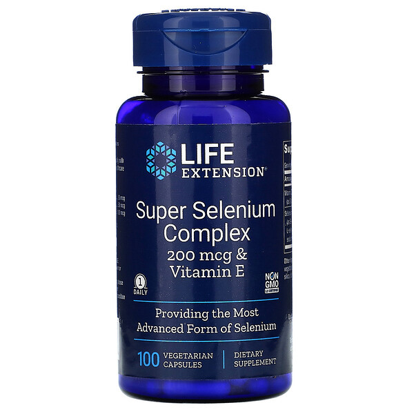 <img alt="Life Extension, Super Selenium Complex, 100 Vegetarian Capsules" title="Life Extension, Super Selenium Complex, 100 Vegetarian Capsules,737870177814"