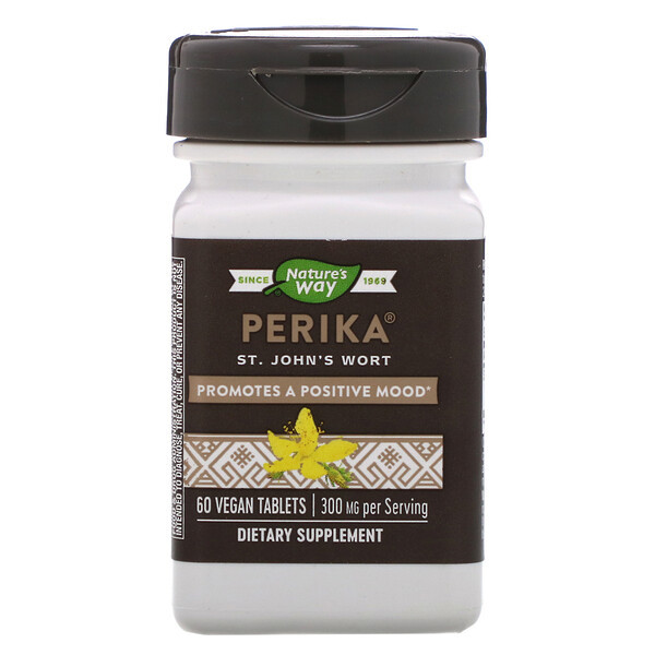 <img alt="Natures Way, Perika, St. Johns Wort, 60 Tablets" title="Natures Way, Perika, St. Johns Wort, 60 Tablets,033674065600"