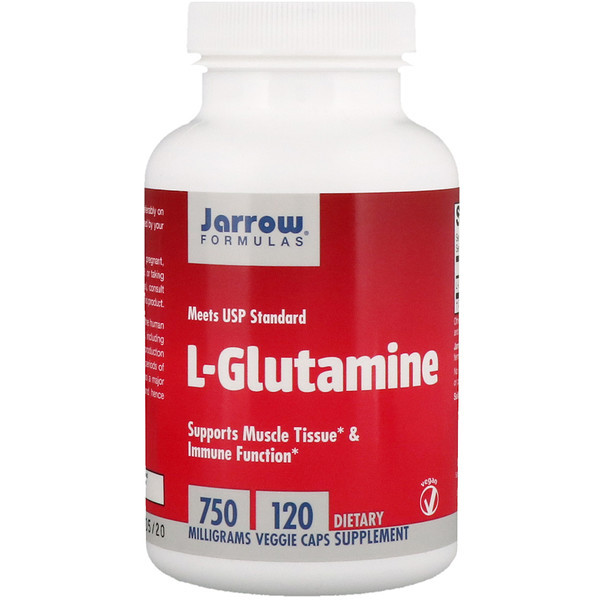 <img alt="Jarrow Formulas, L-Glutamine, 750 mg, 120 Veggie Caps" title="Jarrow Formulas, L-Glutamine, 750 mg, 120 Veggie Caps,790011150121"
