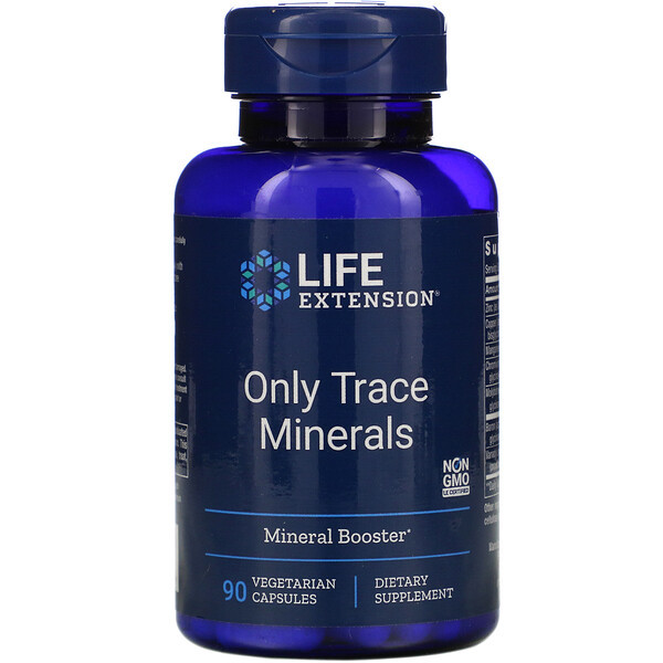 <img alt="Life Extension, Only Trace Minerals, 90 Vegetarian Capsules" title="Life Extension, Only Trace Minerals, 90 Vegetarian Capsules,737870132899"
