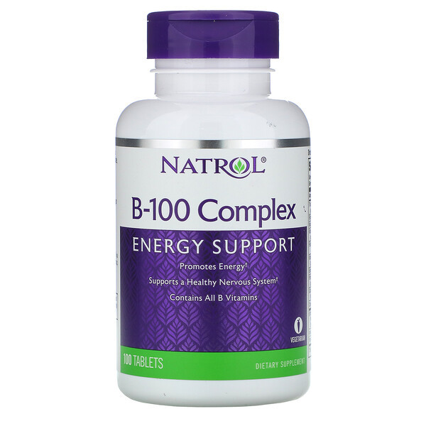 Natrol, B-100 Complex, 100 Tablets