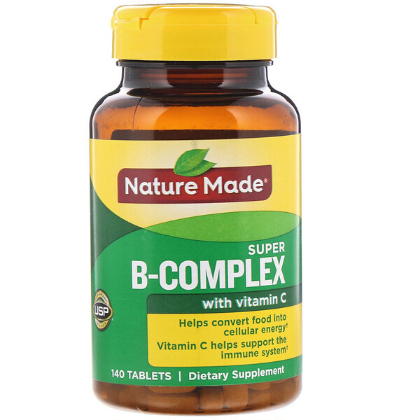 <img alt="Nature Made, Super B-Complex with Vitamin C, 140 Tablets" title="Nature Made, Super B-Complex with Vitamin C, 140 Tablets,031604027278"