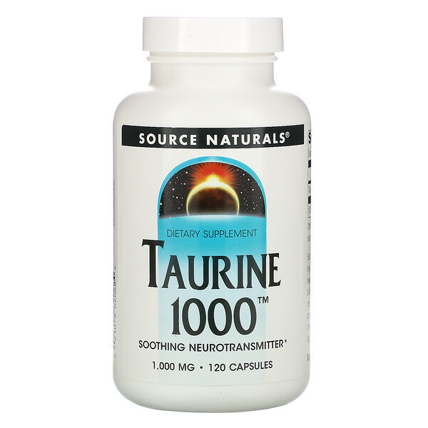 <img alt="Source Naturals, Taurine 1000, 1,000 mg, 120 Capsules" title="Source Naturals, Taurine 1000, 1,000 mg, 120 Capsules,021078020684"