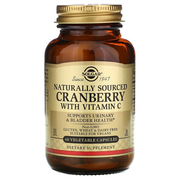 <img alt="Solgar, Natural Cranberry with Vitamin C, 60 Vegetable Capsules" title="Solgar, Natural Cranberry with Vitamin C, 60 Vegetable Capsules,033984009554"