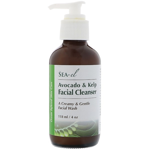 Sea el, Avocado & Kelp Facial Cleanser, 4 oz (118 ml)