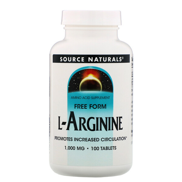 <img alt="Source Naturals, L-Arginine, Free Form, 1000 mg, 100 Tablets" title="Source Naturals, L-Arginine, Free Form, 1000 mg, 100 Tablets,021078018421"