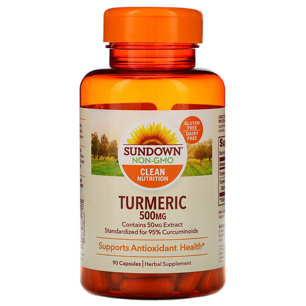 <img alt="Sundown Naturals, Turmeric, 500 mg, 90 Capsules" title="Sundown Naturals, Turmeric, 500 mg, 90 Capsules,030768515713"