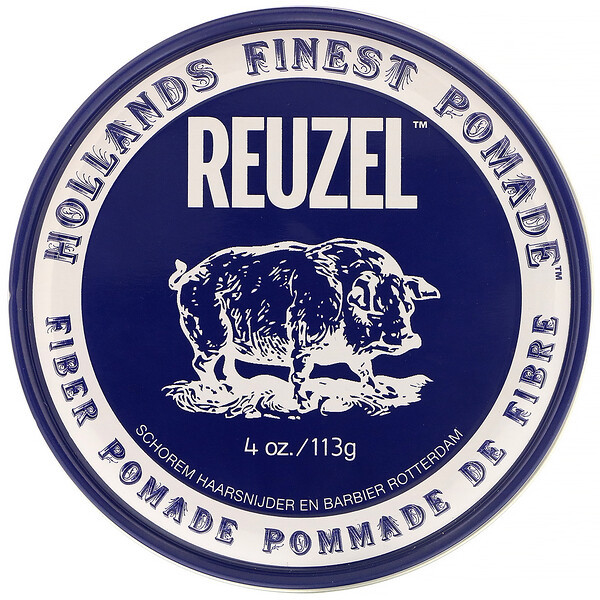 Reuzel, Fiber Pomade, Water Soluble, Heavy Hold, 4 oz (113 g)