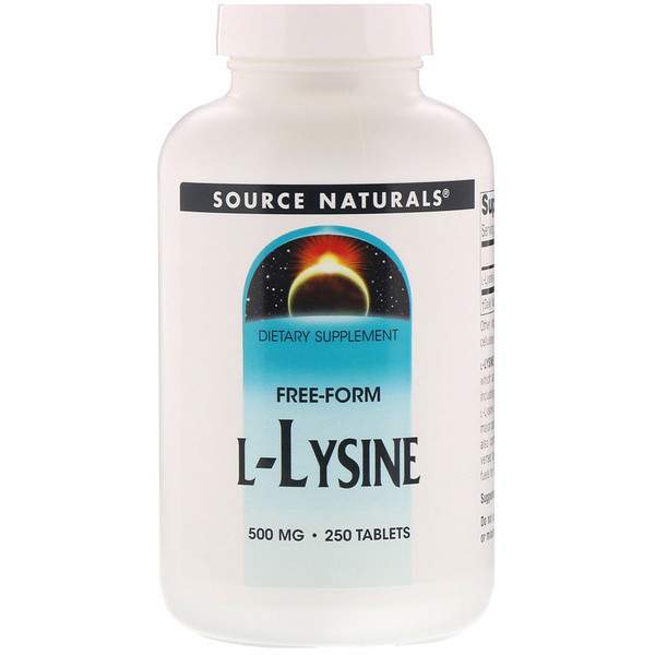 <img alt="Source Naturals, L-Lysine, 500 mg, 250 Tablets" title="Source Naturals, L-Lysine, 500 mg, 250 Tablets,021078001409"