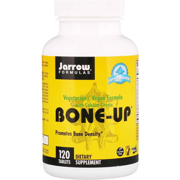 <img alt="Jarrow Formulas, Bone-Up, Vegetarian/Vegan Formula, With Calcium Citrate, 120 Tablets" title="Jarrow Formulas, Bone-Up, Vegetarian/Vegan Formula, With Calcium Citrate, 120 Tablets,790011040026"