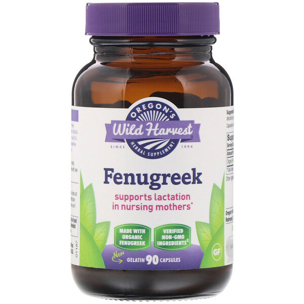 <img alt="Oregons Wild Harvest, Fenugreek, 90 Capsules" title="Oregons Wild Harvest, Fenugreek, 90 Capsules,706195000879"