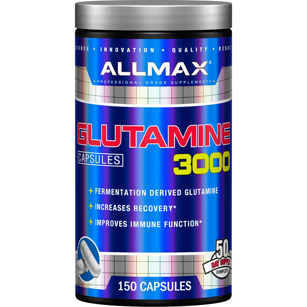 ALLMAX Nutrition, Glutamine 3000, Gluten Free, 3000 mg, 150 Capsules