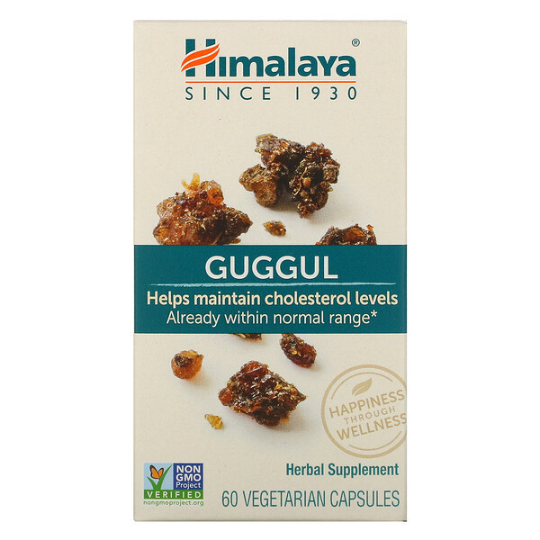 <img alt="Himalaya, Guggul, 60 Vegetarian Capsules" title="Himalaya, Guggul, 60 Vegetarian Capsules,605069419017"