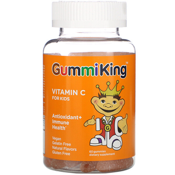 <img alt="GummiKing, Vitamin C for Kids, 60 Gummies" title="GummiKing, Vitamin C for Kids, 60 Gummies,835776000530"