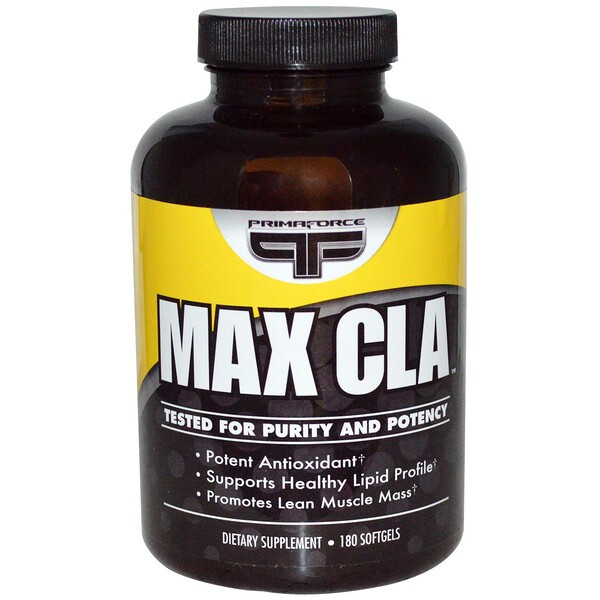 <img alt="Primaforce, Max CLA, 180 Softgels" title="Primaforce, Max CLA, 180 Softgels,811445020290"
